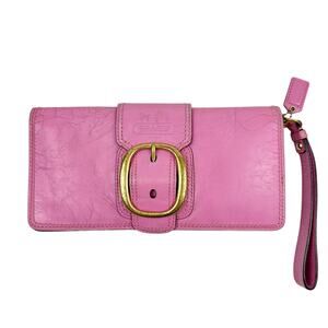 Coach Pink Y2K Wristlet Wallet